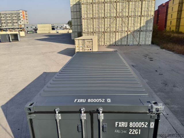  20 Fuß Seecontainer /Lagercontainer self storage / Anthrazit / 6m