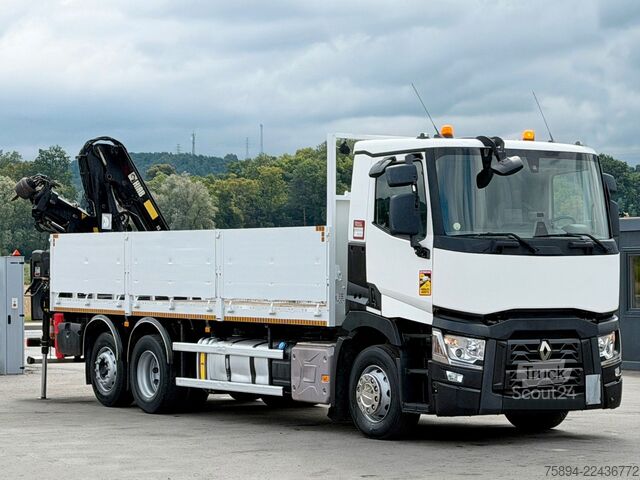 Lastebilmontert kran RENAULT T 380 * HIAB 144 BS - 2 HIDUO + FUNK * TOP!
