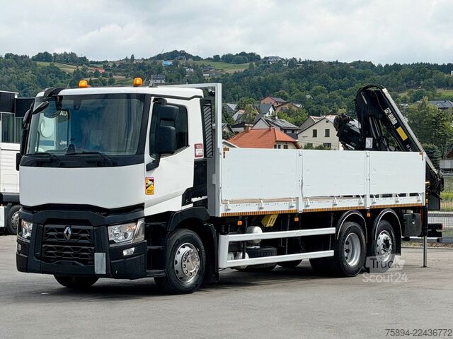 Lastebilmontert kran RENAULT T 380 * HIAB 144 BS - 2 HIDUO + FUNK * TOP!