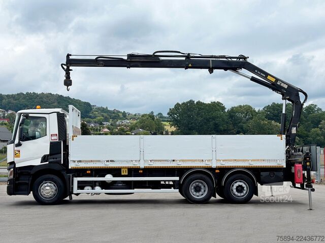 Lastebilmontert kran RENAULT T 380 * HIAB 144 BS - 2 HIDUO + FUNK * TOP!