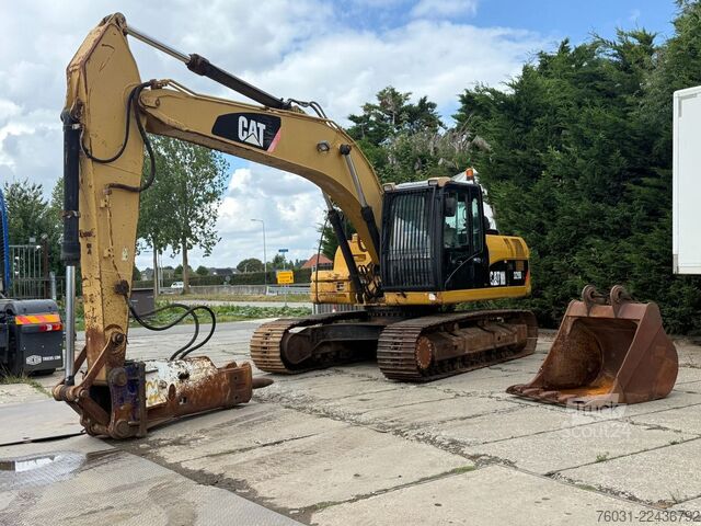Escavadora de rastos CATERPILLAR 320D L Excavator Hammer + Bucket 3066 Engine