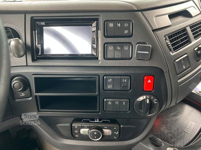 Камион с платформа DAF XF 480 FAN Baustoff*Atlas 186.3 Kran Hochsitz 7m