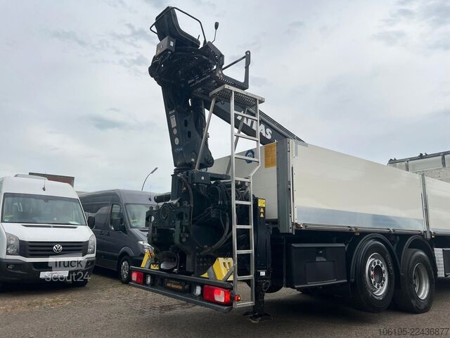 Камион с платформа DAF XF 480 FAN Baustoff*Atlas 186.3 Kran Hochsitz 7m