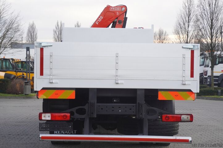 Platforma su kranu Renault C320 P4x2 E6 / Fassi 5.6 t / Range 8 m /