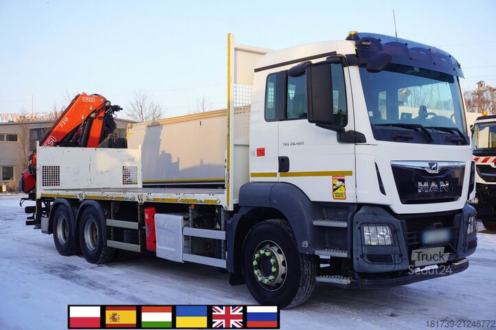 Platós  daruval MAN TGS 26.420 6x4 / Fassi F215A.2.24