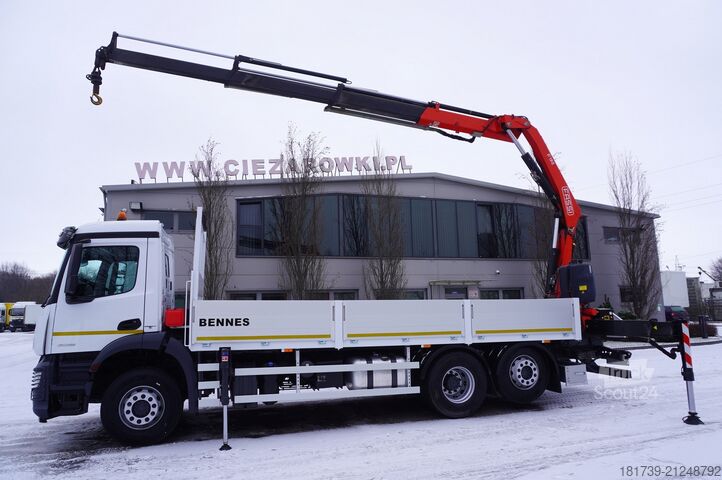 Platforma su kranu Mercedes-Benz Arocs 2536 6x2 E6 / Fassi F195A.0.23 / r