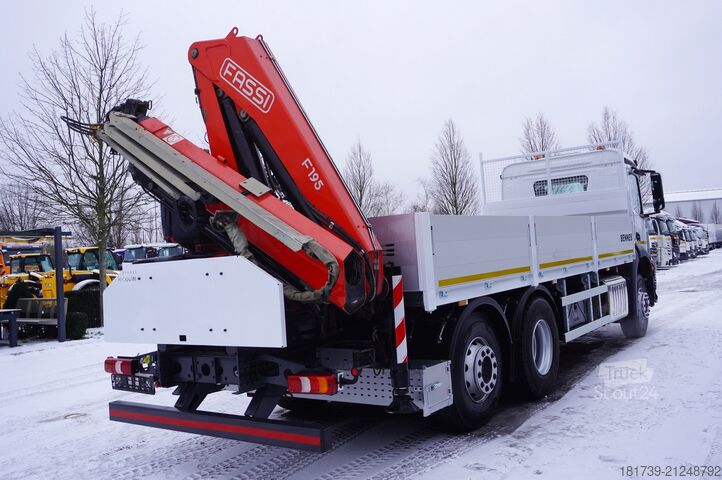 Platforma su kranu Mercedes-Benz Arocs 2536 6x2 E6 / Fassi F195A.0.23 / r