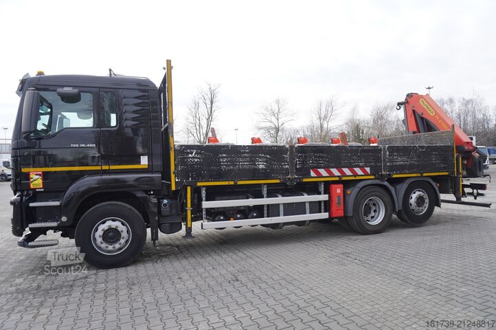 Platus kraštas su HDS MAN TGS 26.460 6x2 E6 / Palfinger 27001-EH B