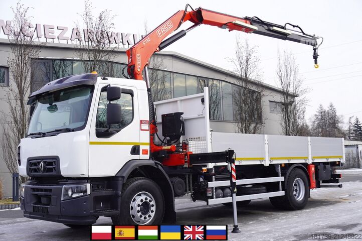 Platforma su kranu Renault RENAULT C280 DTI 8 / FASSI crane 8 m