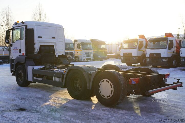 συγκρότημα μετάδοσης κίνησης MAN TGS 26.360/ 550 cm chassis/ steered axle