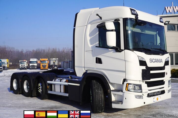 Vilcējs / PILNS ADR SCANIA G500 8×2 Tractor Unit/Full ADR/Sleep cab