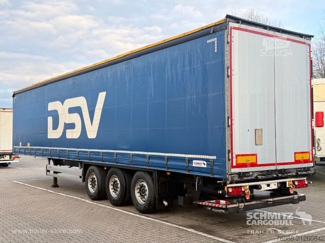 Atvērta puspiekabe ar tentu Schmitz Cargobull Curtainsider Standard Ladebordwand