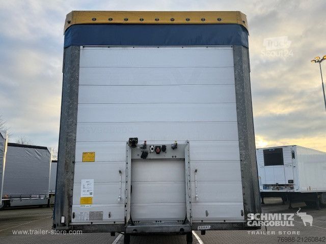 Atvērta puspiekabe ar tentu Schmitz Cargobull Curtainsider Standard Ladebordwand