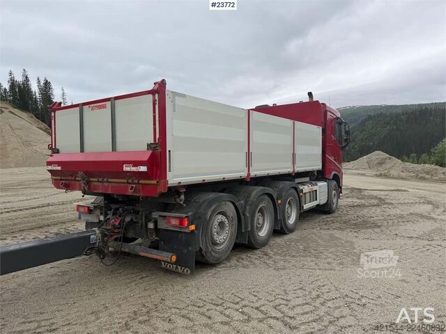  Volvo FH 540 8x4 tipper w/ Kilafors 2 axle trailer. Low