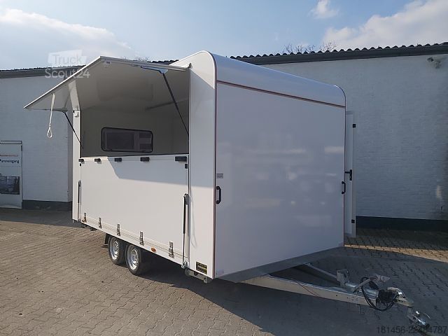 Prikolica za prodaju trailershop Verkauf Messestand Wahlkampfbühne