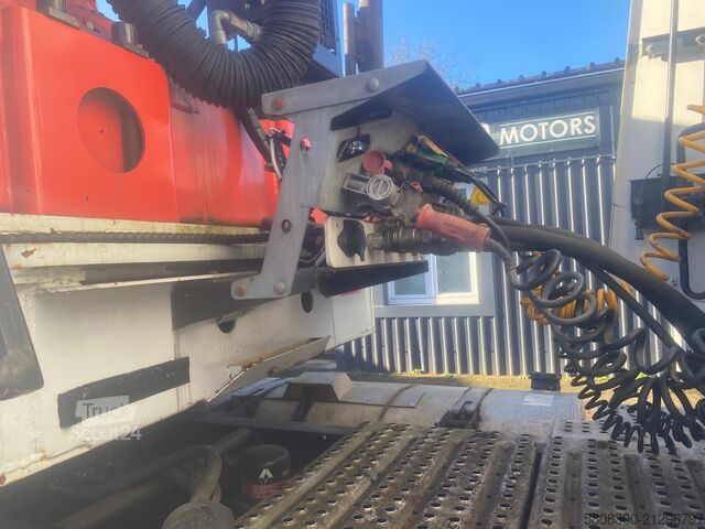 Camión volquete con grúa Renault T460 kraan kipper