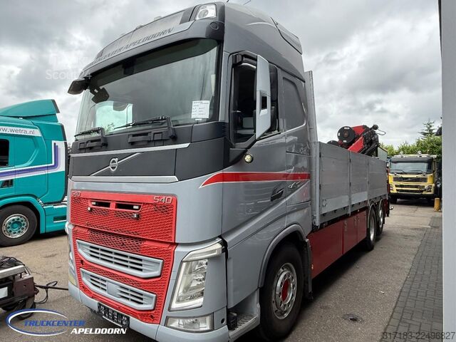 Nakladacia plošina Volvo FH 540 HMF 2620 K5, Rotator, Stuuras