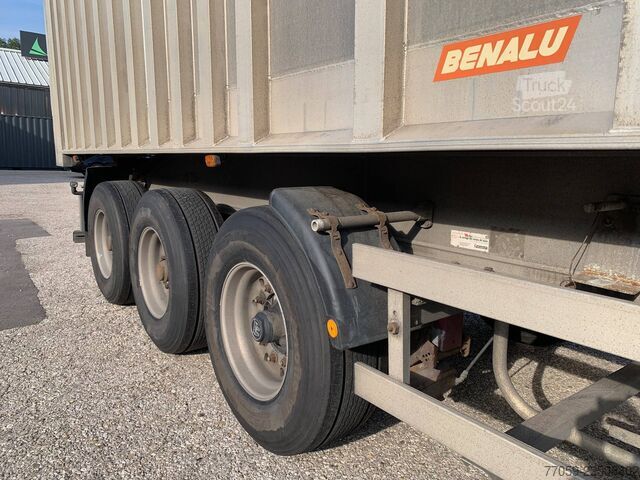 Tipper semitrailer Benalu 55m³ - Full Aluminium ( 3 X in stock )