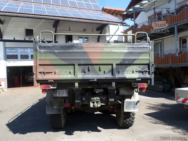 Lastbil med flak MAN KAT 1  8x8  10 Ton   Winde  Top Zustand