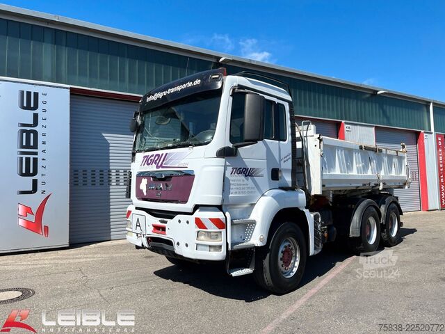 Camion benne MAN TGS 26.440BL*6x4*Meiller*Kipper*Bordmatik*