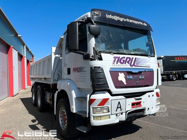 Camion benne MAN TGS 26.440BL*6x4*Meiller*Kipper*Bordmatik*