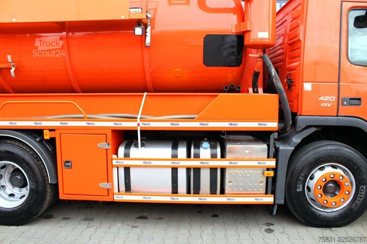 Φορτηγό δεξαμενή κενού VOLVO FM 420 EEV 6x2 Kroll 14m³ Saug u.Druck ADR-GGVS
