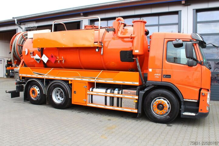 Φορτηγό δεξαμενή κενού VOLVO FM 420 EEV 6x2 Kroll 14m³ Saug u.Druck ADR-GGVS