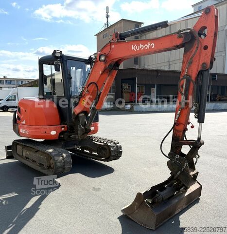 Minigraver KUBOTA KX 121-3, 3.980 kg, SW, Grabenräumer, 3 Löffel