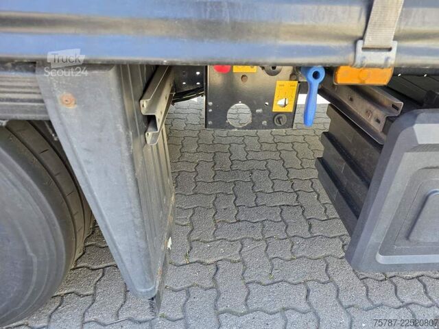 Åpen semitrailer med presenning SCHMITZ CARGOBULL Gardine LL, Hubdach, Lift, 115.913 Original Km!