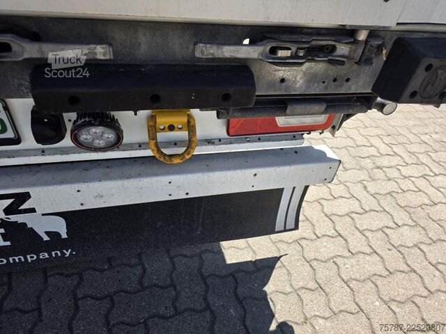 Åpen semitrailer med presenning SCHMITZ CARGOBULL Gardine LL, Hubdach, Lift, 115.913 Original Km!