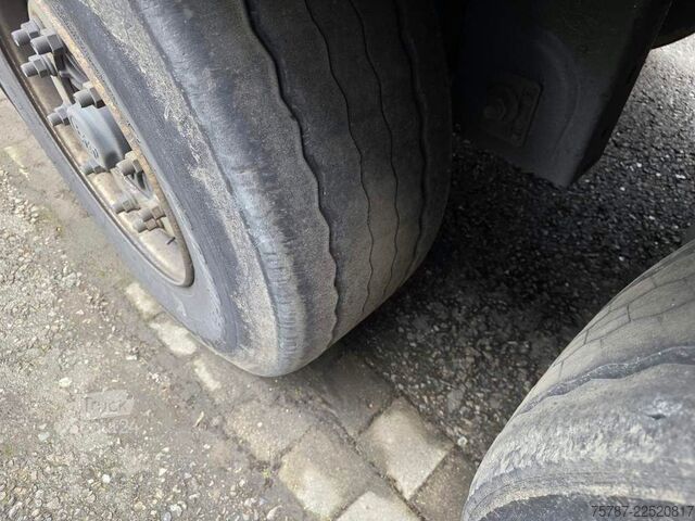 Åpen semitrailer med presenning KRONE Gardine, 12642XL, Pal.anschlaglkeiste li+re