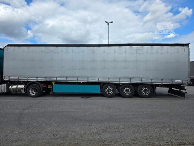 Åpen semitrailer med presenning SCHMITZ CARGOBULL Gardine Standard, 12642XL,Palettenanschlagleiste