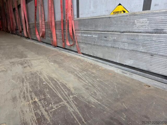 Åpen semitrailer med presenning SCHMITZ CARGOBULL Gardine Standard, 12642XL,Palettenanschlagleiste