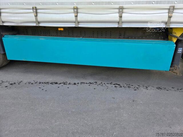 Åpen semitrailer med presenning SCHMITZ CARGOBULL Gardine Standard, 12642XL,Palettenanschlagleiste