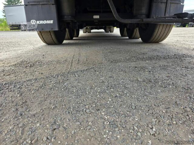 Åpen semitrailer med presenning KRONE Gardine Standard, 12642 XL, 4 Reihen Alu, Lift