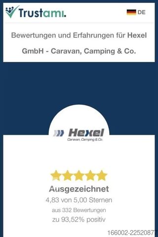 Caravan FENDT Tendenza 515 SG Modelljahr 2027 ausgestellt!