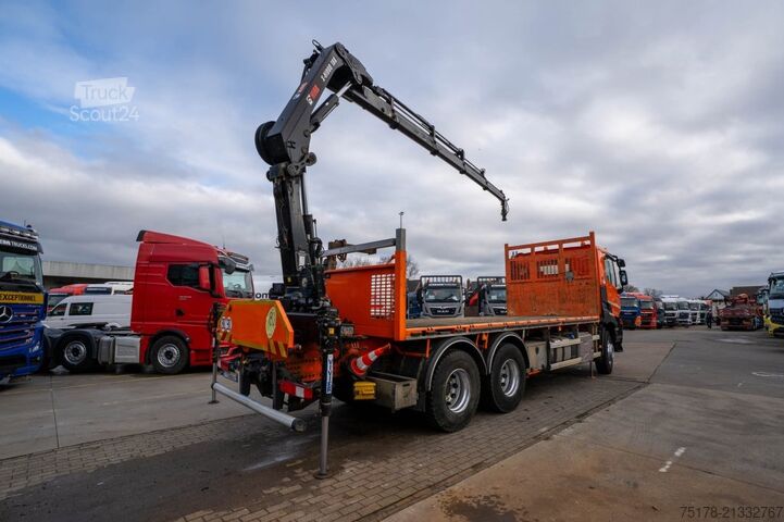 Laadplatform RENAULT C 430 DXI-6X4+ HIAB 18T/m / 3 EXT