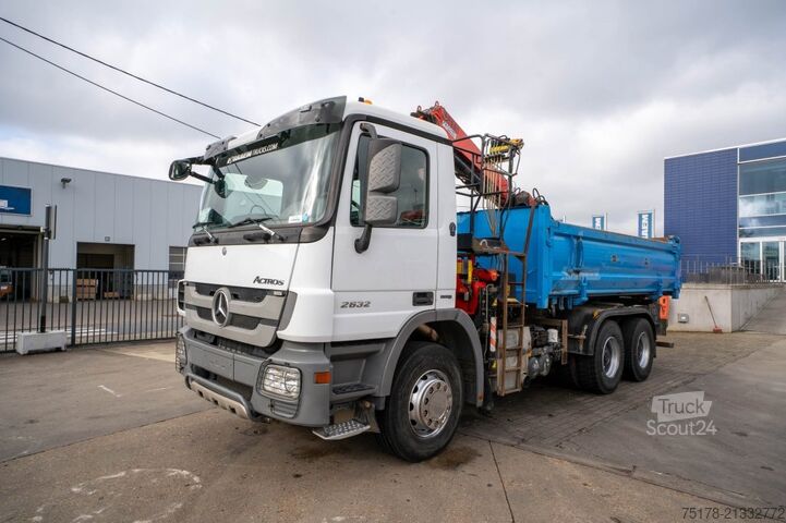Самоскид з краном-маніпулятором MERCEDES ACTROS 2632 K-MP3 + FASSI F170A.22