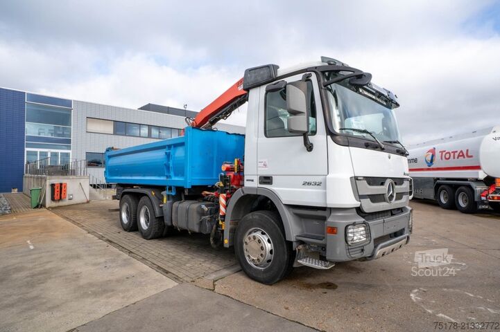 Самоскид з краном-маніпулятором MERCEDES ACTROS 2632 K-MP3 + FASSI F170A.22