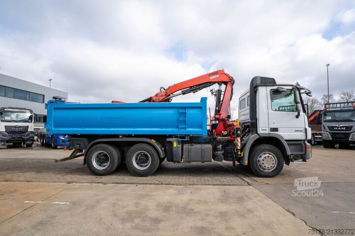 Самоскид з краном-маніпулятором MERCEDES ACTROS 2632 K-MP3 + FASSI F170A.22