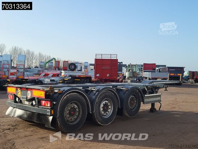 Containertransport D-TEC FT-LS-S Flexitrailer Multi'45 ft Lifting Axle