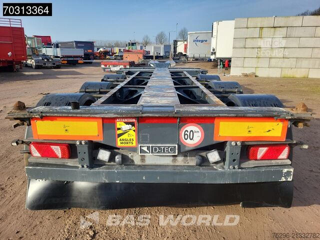 Containertransport D-TEC FT-LS-S Flexitrailer Multi'45 ft Lifting Axle