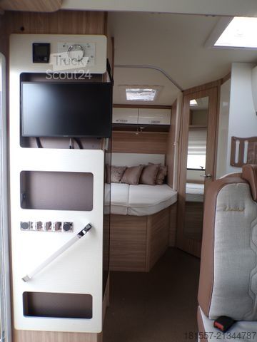 Yarı entegre karavan BÜRSTNER Limited T 660 Markise, el. Hubbett, SAT/TV