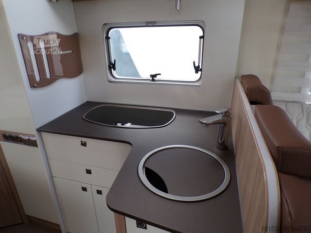 Yarı entegre karavan BÜRSTNER Limited T 660 Markise, el. Hubbett, SAT/TV