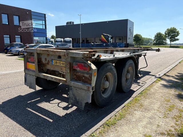 Containertransport Netam-Fruehauf OCCR 30-218 20 FT Chassis / FULL STEEL / BLATTF...