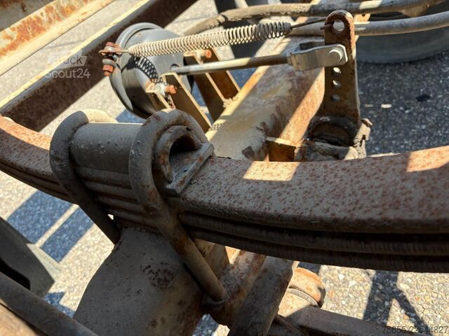 Containertransport Netam-Fruehauf OCCR 30-218 20 FT Chassis / FULL STEEL / BLATTF...