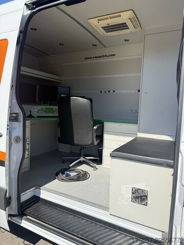 Fourgon tôlé à empattement long et toit surélevé Mercedes-Benz 516 CDI Kanal Kamerawagen komplett