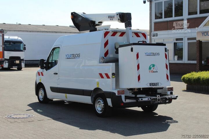 Plate-forme élévatrice sur camion Renault Master  Versalift VDTL 14m - 2 Per.Korb 230kg