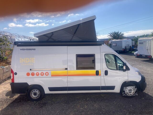 τροχόσπιτο αυτοκινούμενο 2023 Fiat Ducato Weinsberg Carabus | Manuale | Tetto a Soffietto