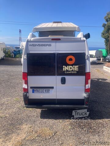 τροχόσπιτο αυτοκινούμενο 2023 Fiat Ducato Weinsberg Carabus | Manuale | Tetto a Soffietto